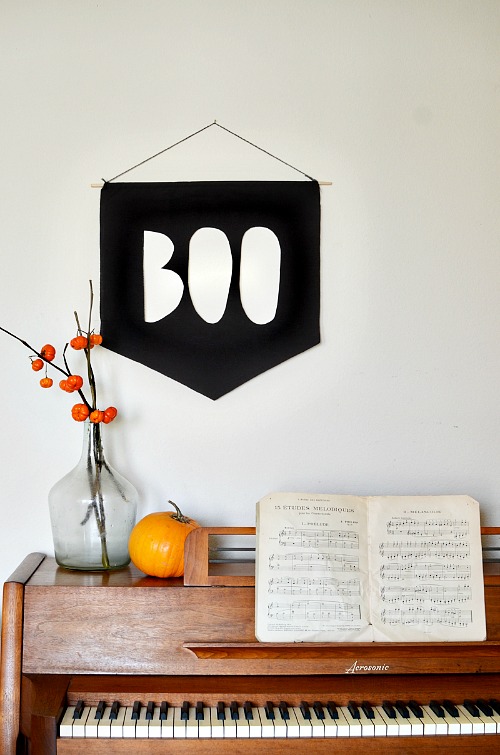 Boo Banner by a Beautiful Mess