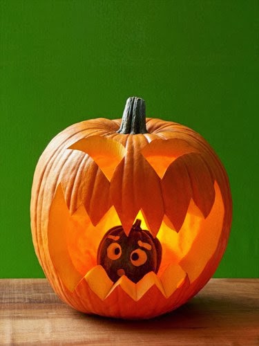 Carved Pumpkins.