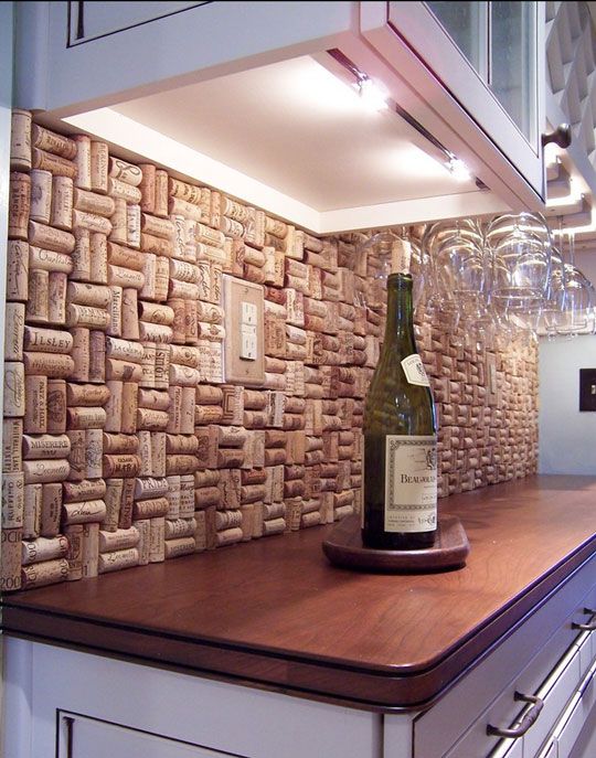 Cork wood is widely used in the interior.