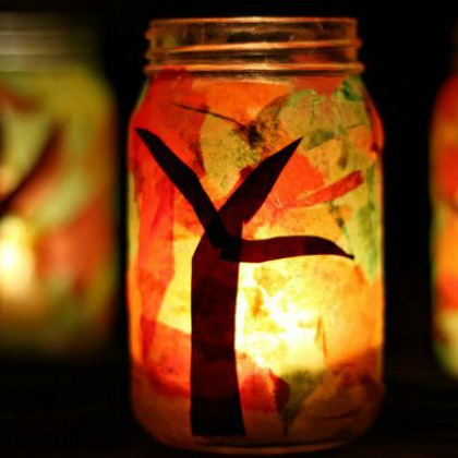 Fall luminaries will bring the color and beauty.