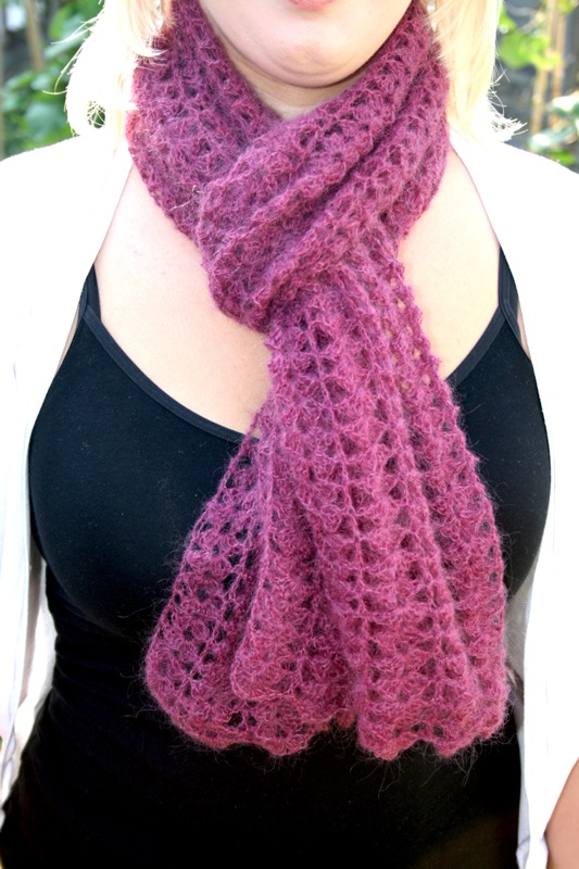 Free Lacy Crochet Scarf Pattern. Best Christmas Gifts for Girlfriend