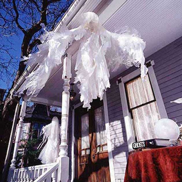 Ghost From White Garbage Bag.