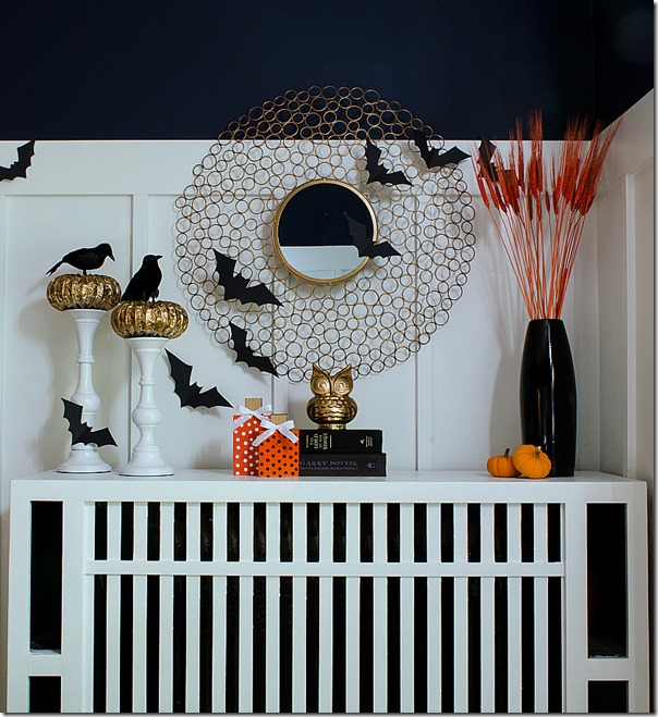 Halloween Mantel at It All Started With Paint