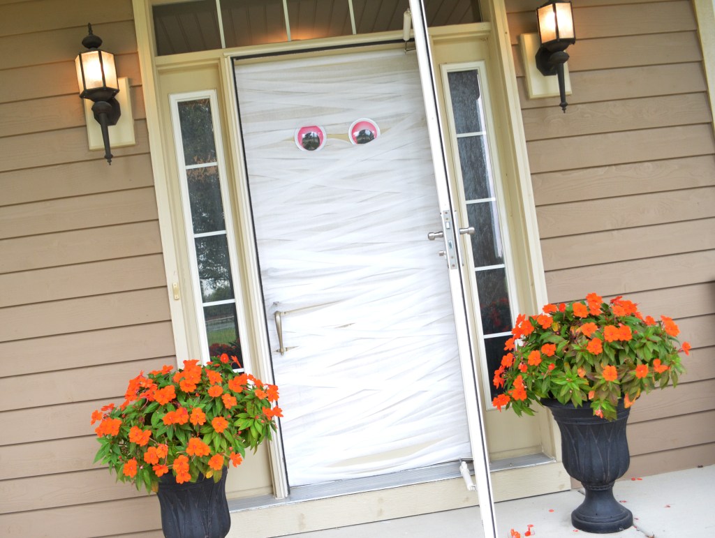 Halloween Mummy Door.
