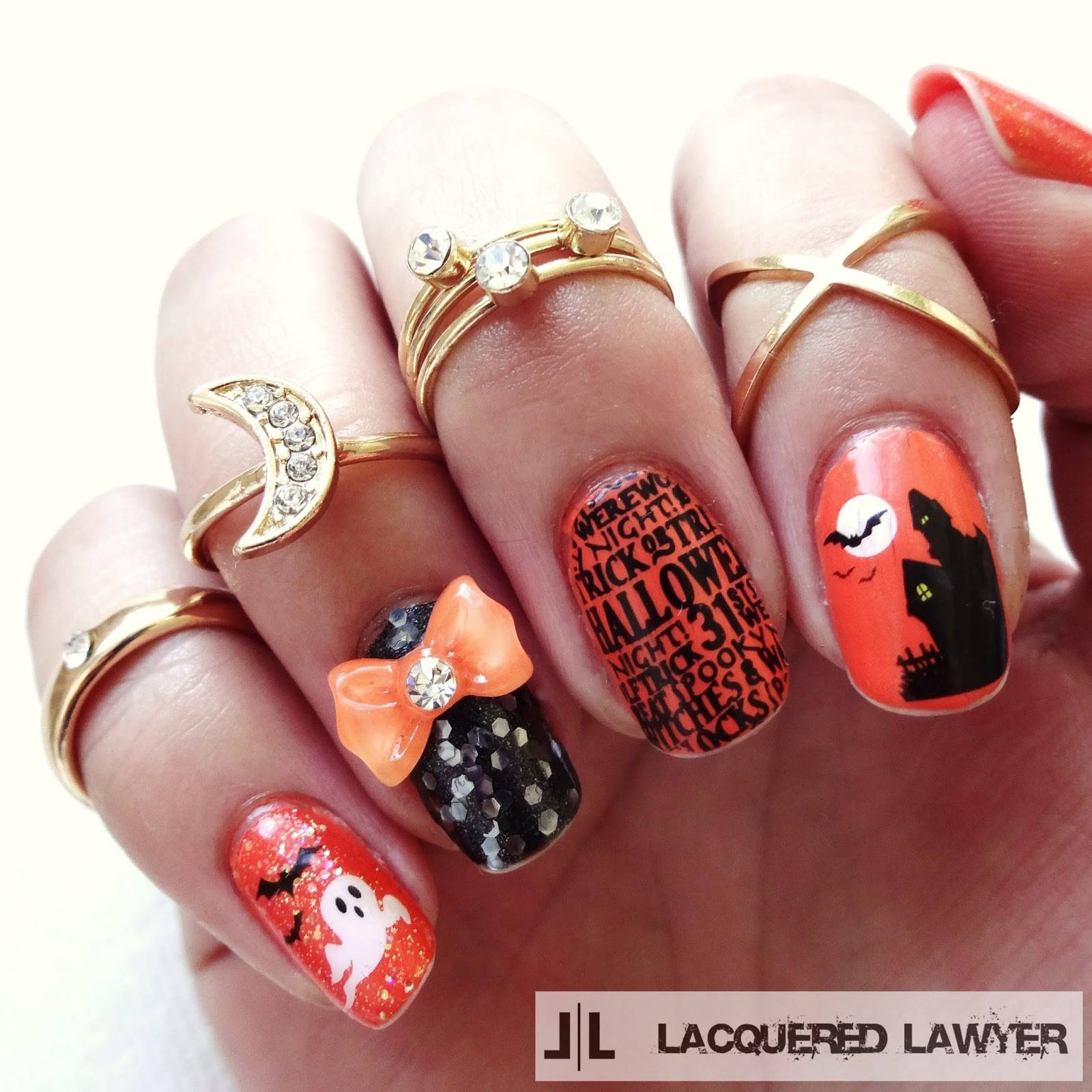 Halloween Nail Art.