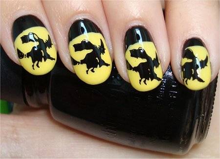 Halloween Witch Nails.