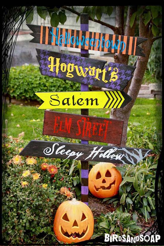Halloween Yard Sign.