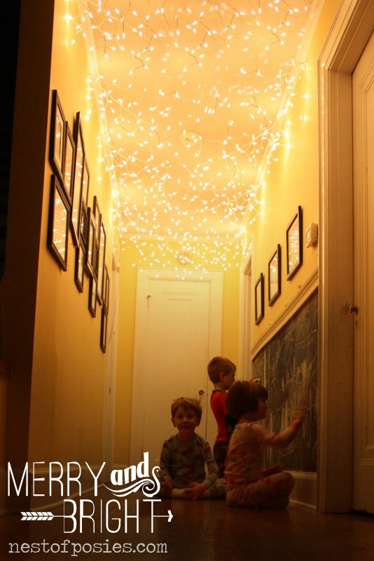 Hallway Twinkle Lights.