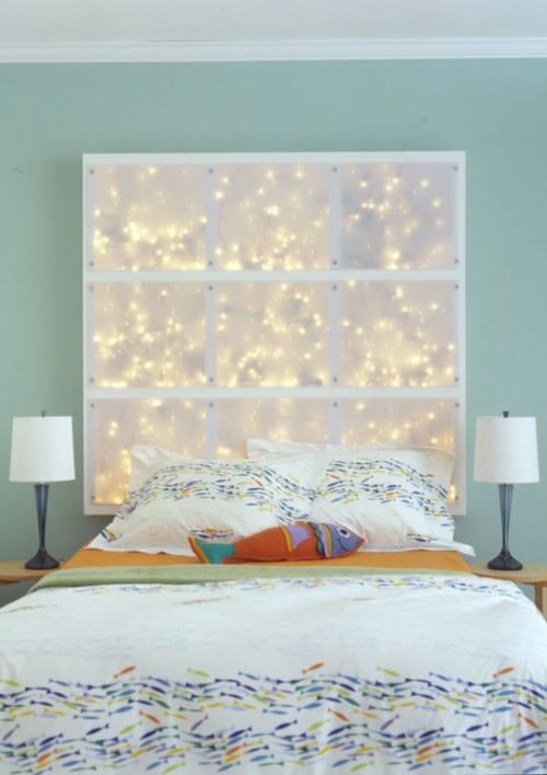 Headboard With LEDs.