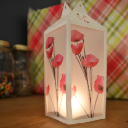 How gorgeous is this vellum luminary.