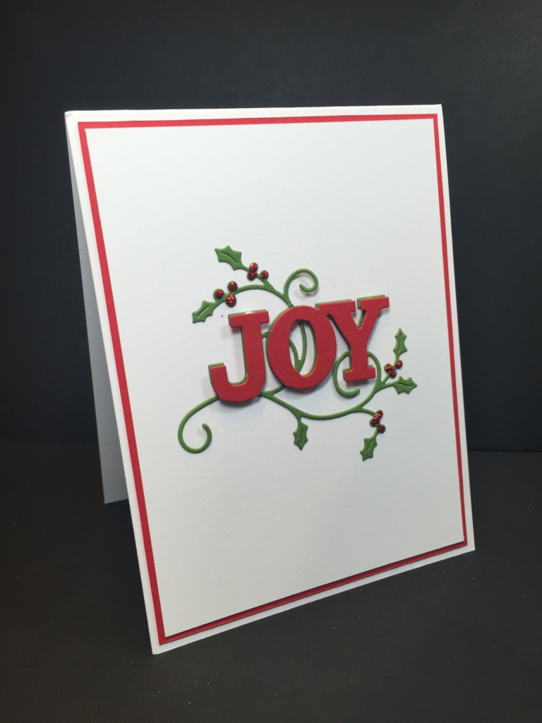 JOY Christmas Card.