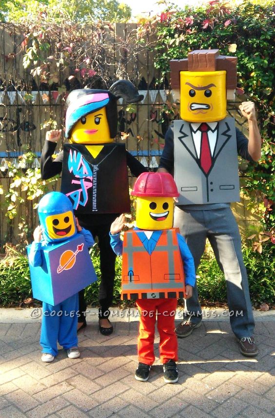 Lego Family Costume.