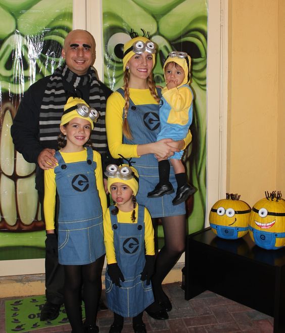 Minions and Gru Family Costumes.
