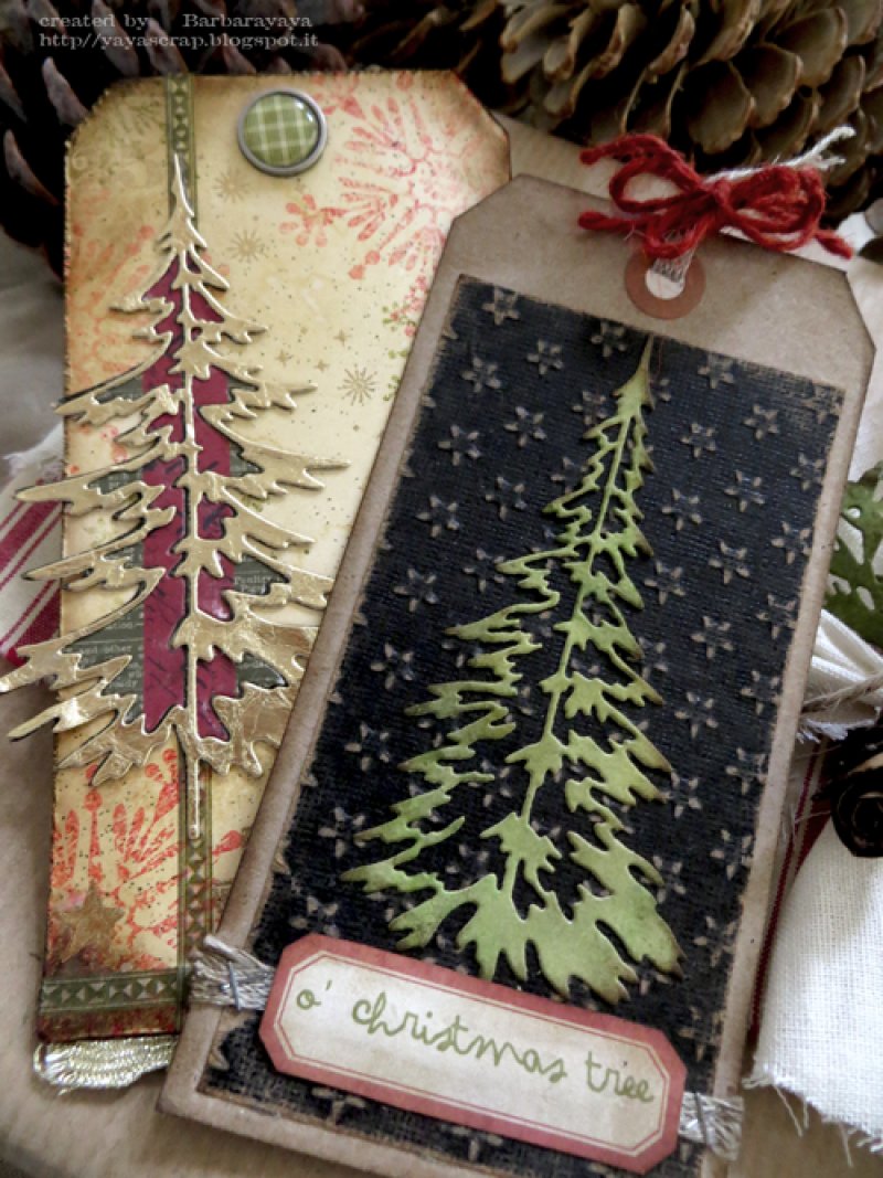 Mirror Paper Tree Cards.