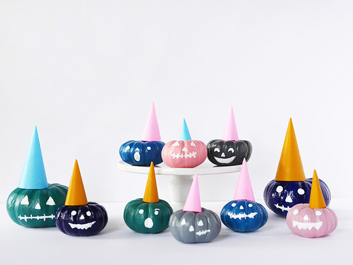Painted Party Pumpkins.