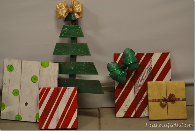 Pallet Christmas Presents.