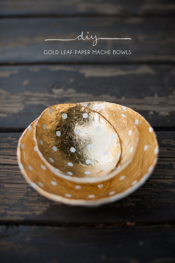 Paper mache bowl.