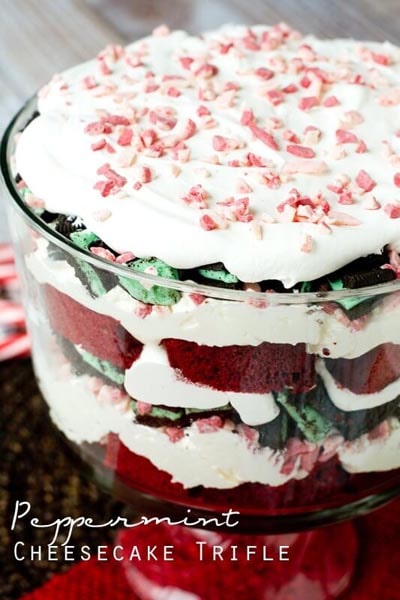 Peppermint Cheesecake Trifle.