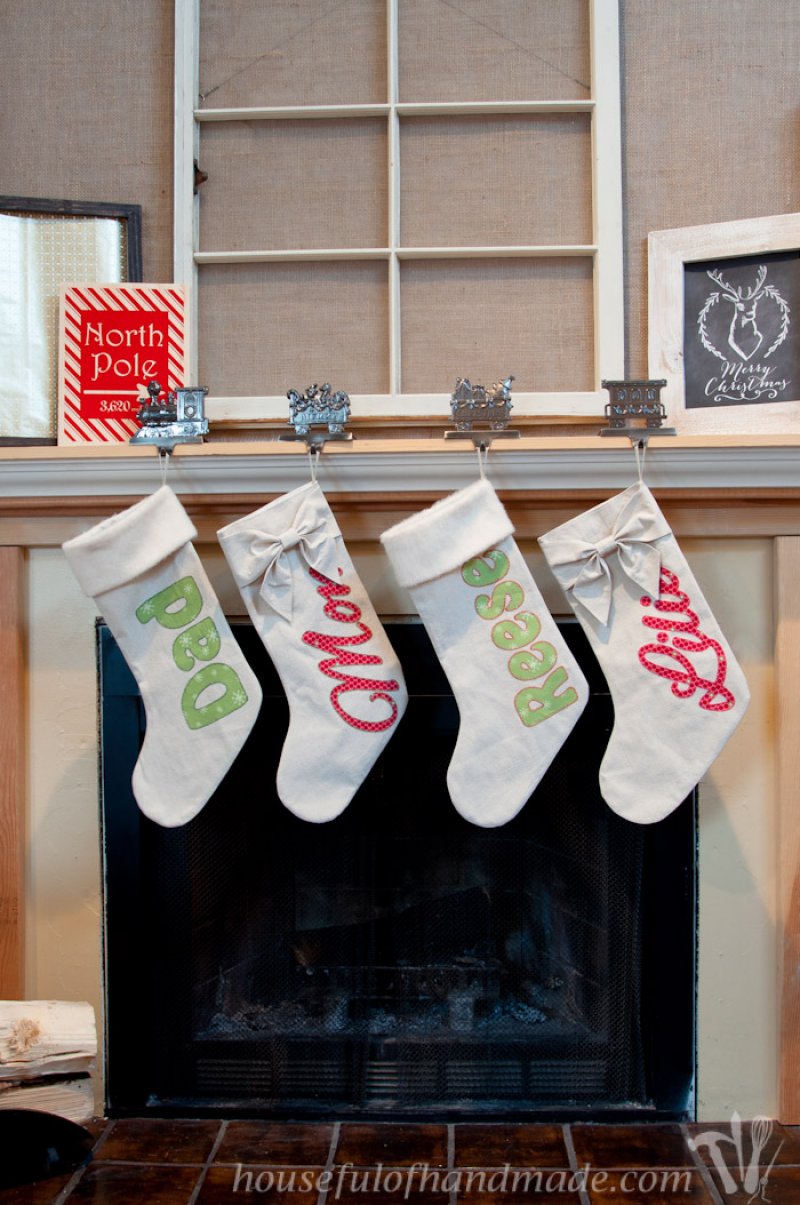 Personalized Christmas Stockings.