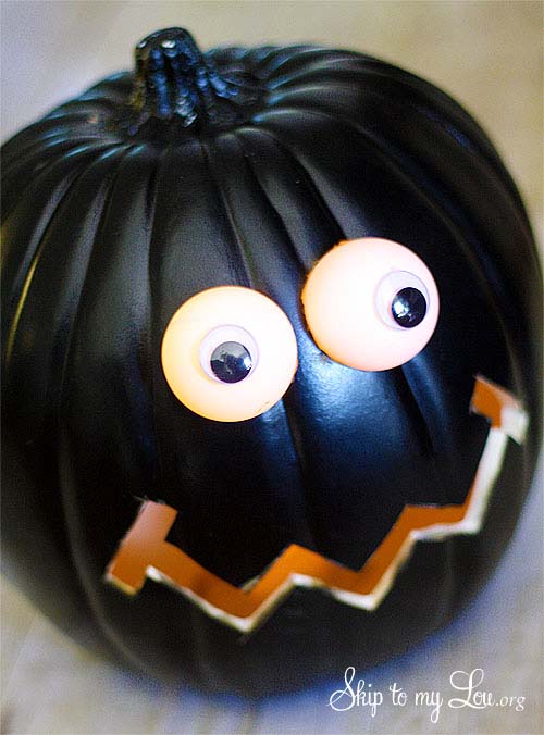 Pumpkin With Lighted Eyes.