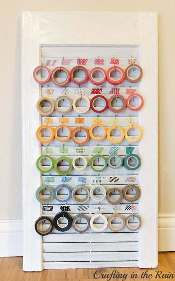 Shutter Washi Tape Organizer.