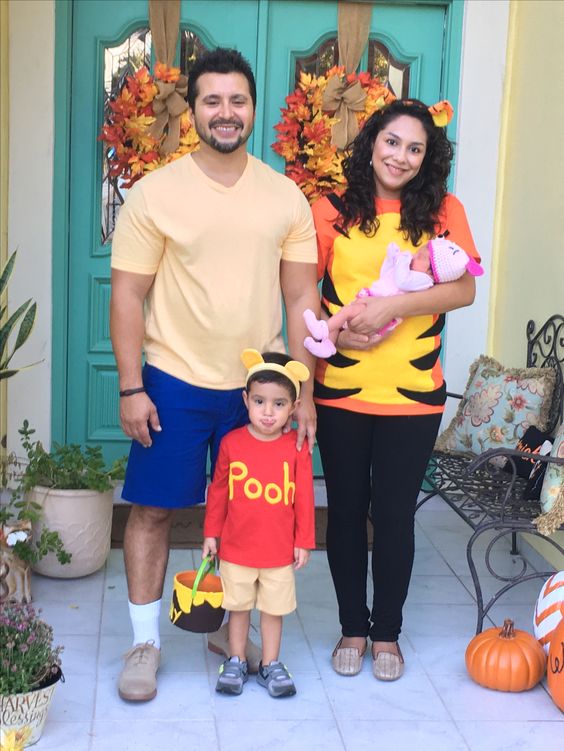 Winnie The Pooh Family Costumes.