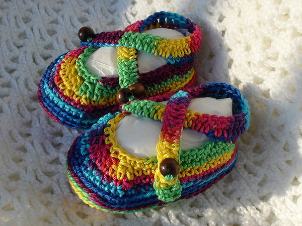 Baby Rainbow Sandals.