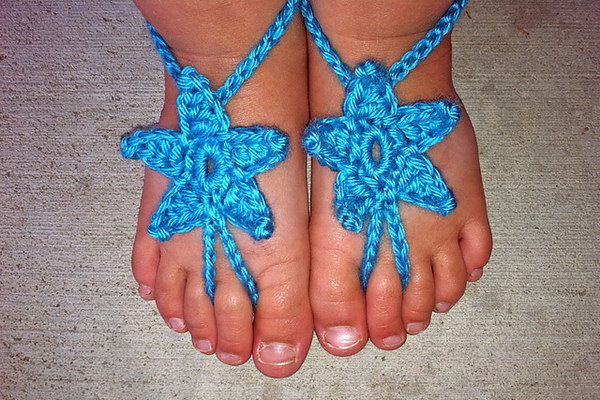 Baby Star Barefoot Sandals.