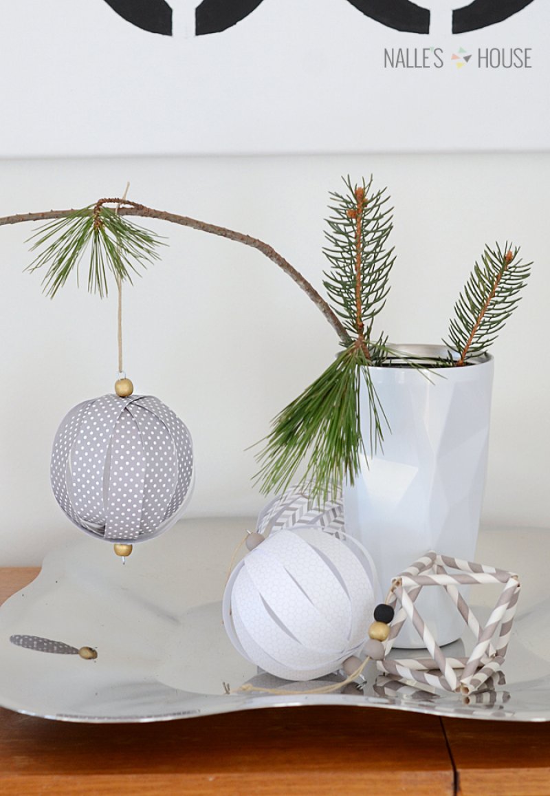 Paper Ball Ornaments.