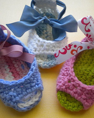 Piggy Peeps Baby Shoes.