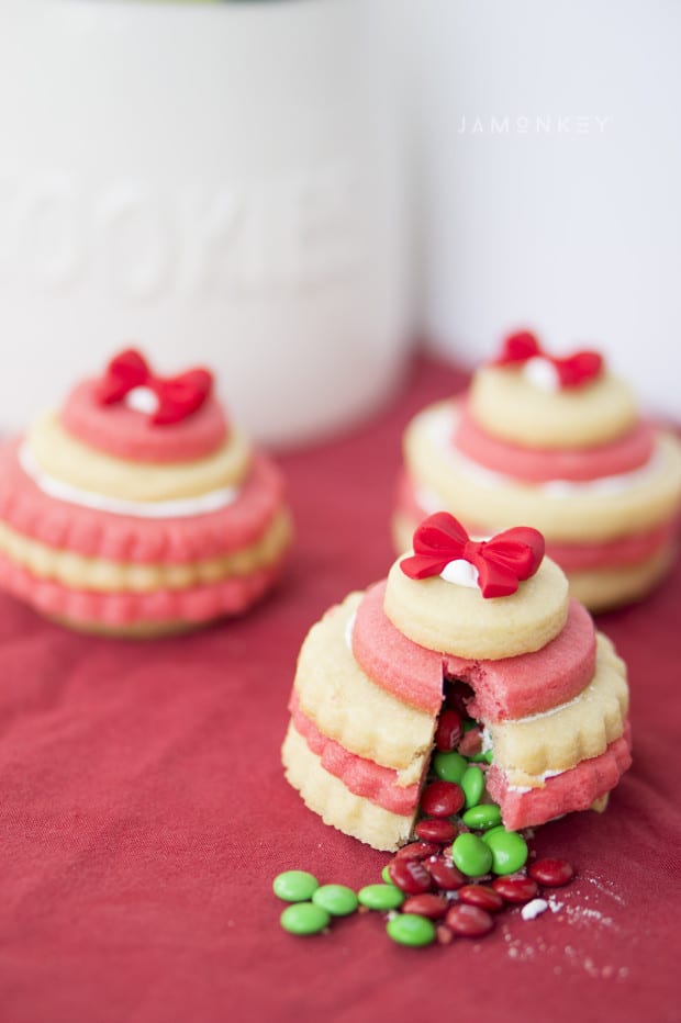 3D Hidden Surprise Ornament Cookies