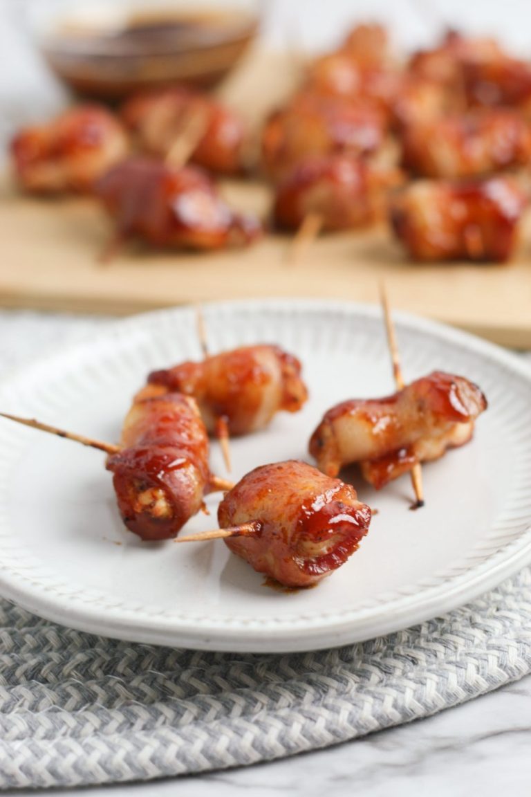 Bacon Wrapped Chicken Bites