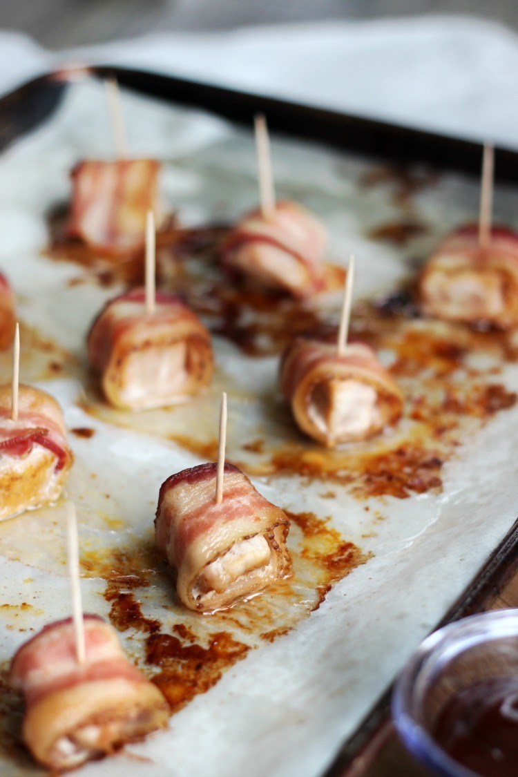 Bacon Wrapped Pork Loin Bites