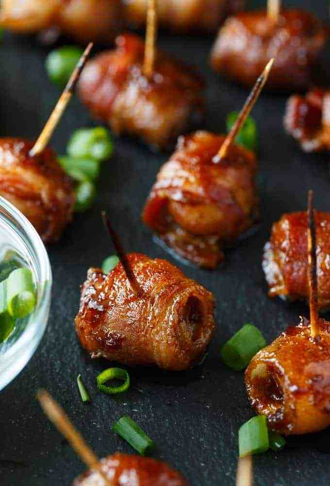 Bacon Wrapped Water Chestnuts