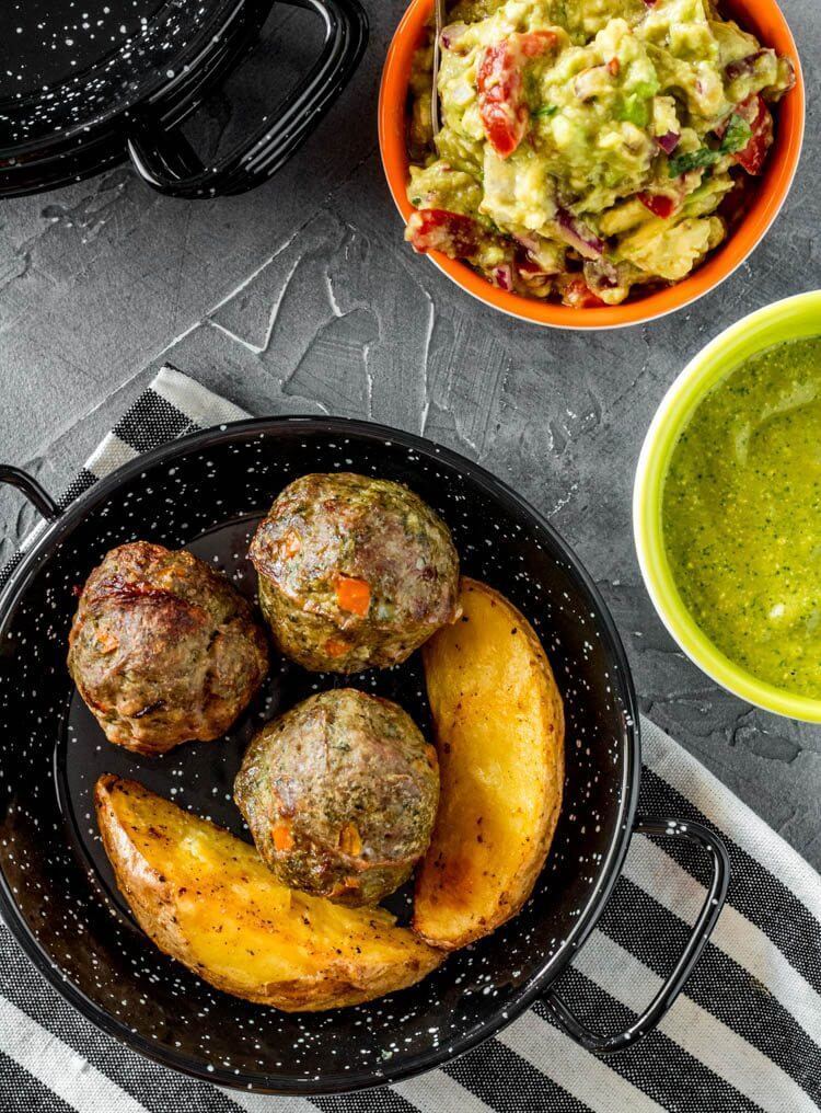 Baked Peruvian Style Meatballs