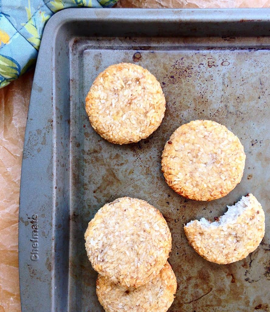 Banana Coconut Cookies