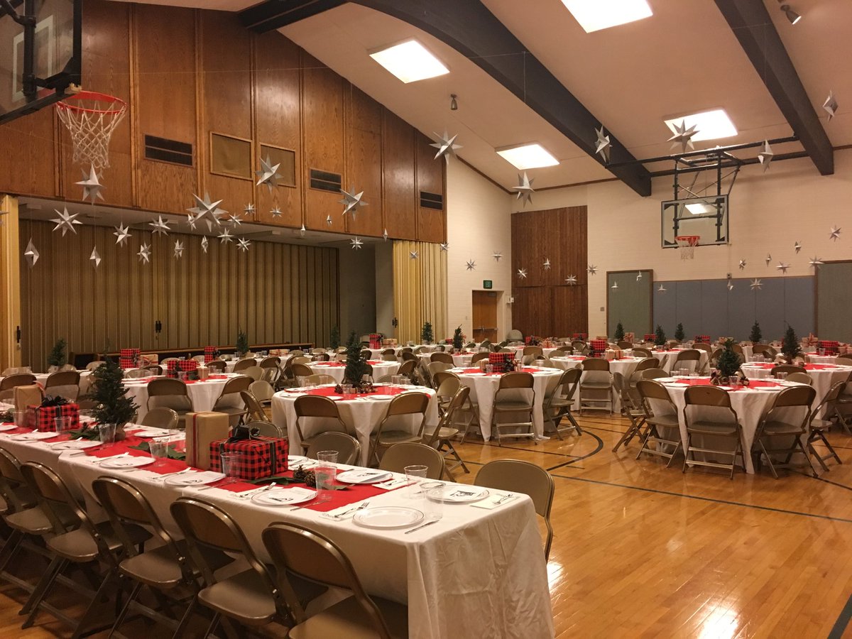 Beautiful Christmas party decor.