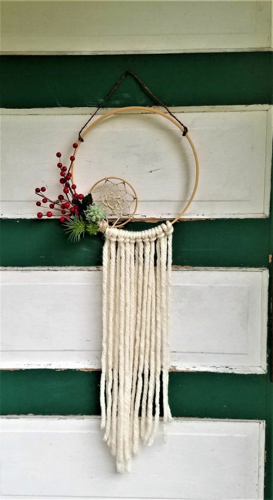 Boho Christmas Door Decor- Jessica Lehman Design