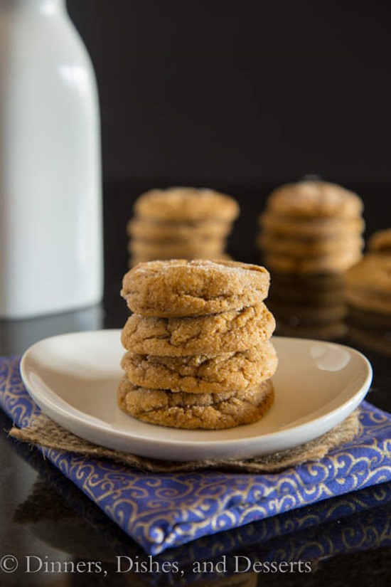 Chewy Molasses Cookies by Dinners, Dishes, and Desserts