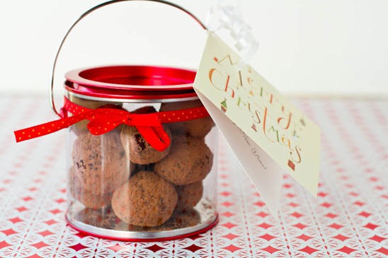 Chocolate Macaroon Truffles.