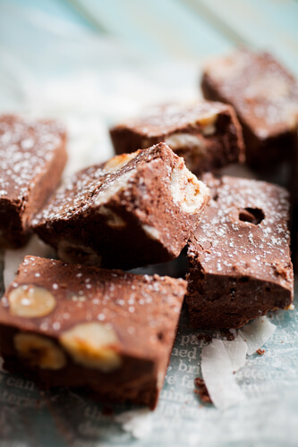 Chocolate & Walnut Keto Fudge