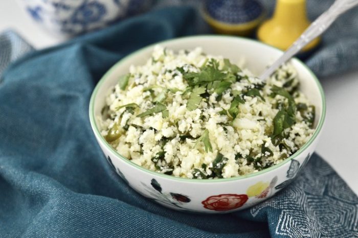 Cilantro Lime Cauliflower Rice Recipe from Pure and Simple Nourishment