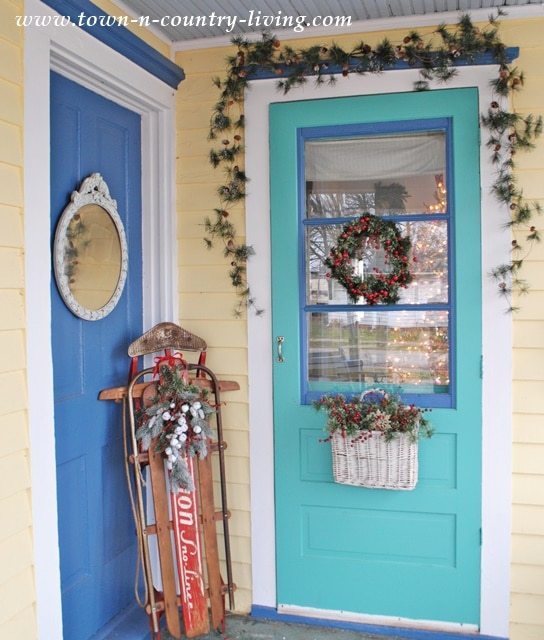 Colorful Festive Doors at Town and Country Living