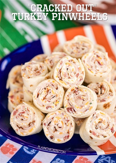 Cracked Out Turkey Pinwheels