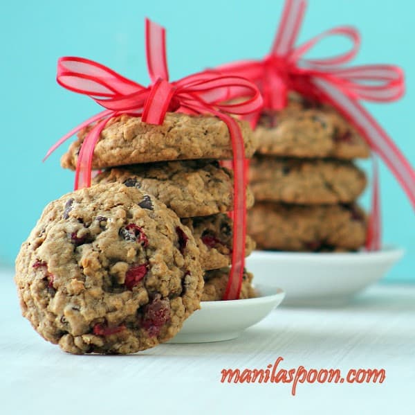 Cranberry Chocolate Chip Cookies by Manila Spoon