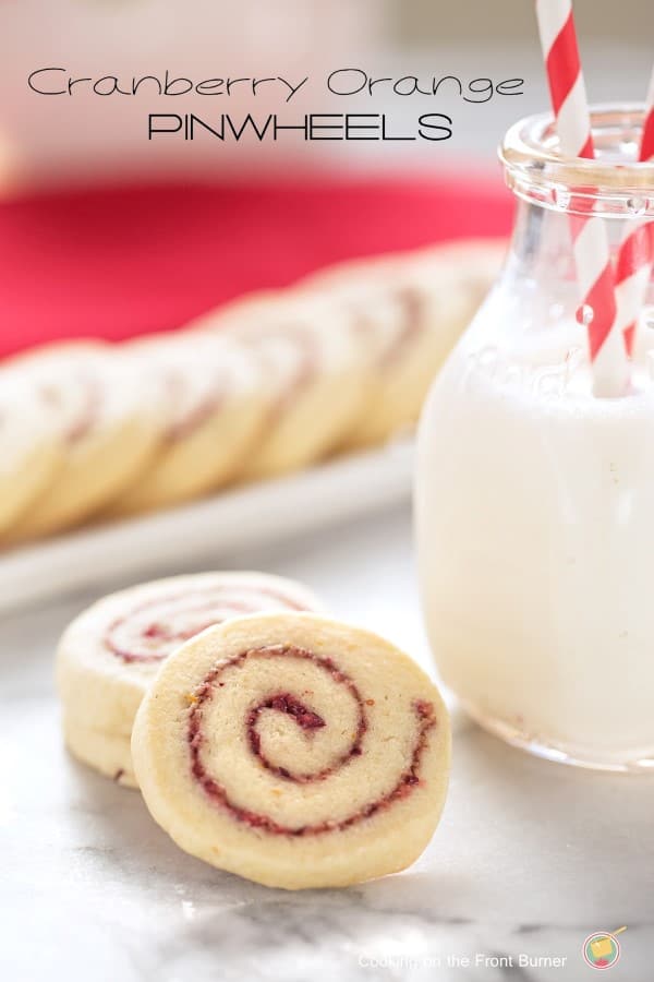 Cranberry Orange Pinwheels by Cooking on the Front Burner
