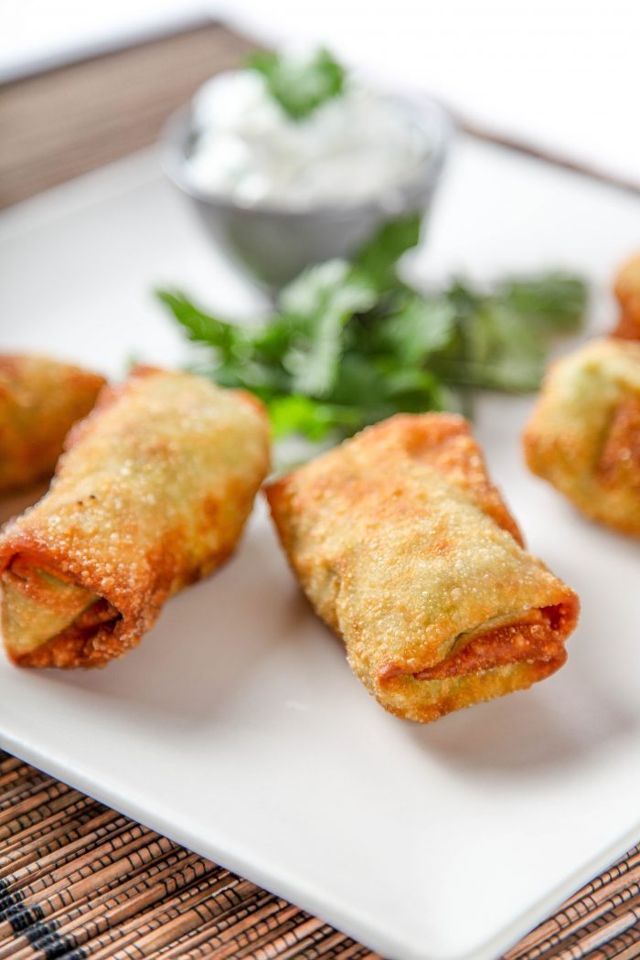 Crispy Avocado Egg Rolls