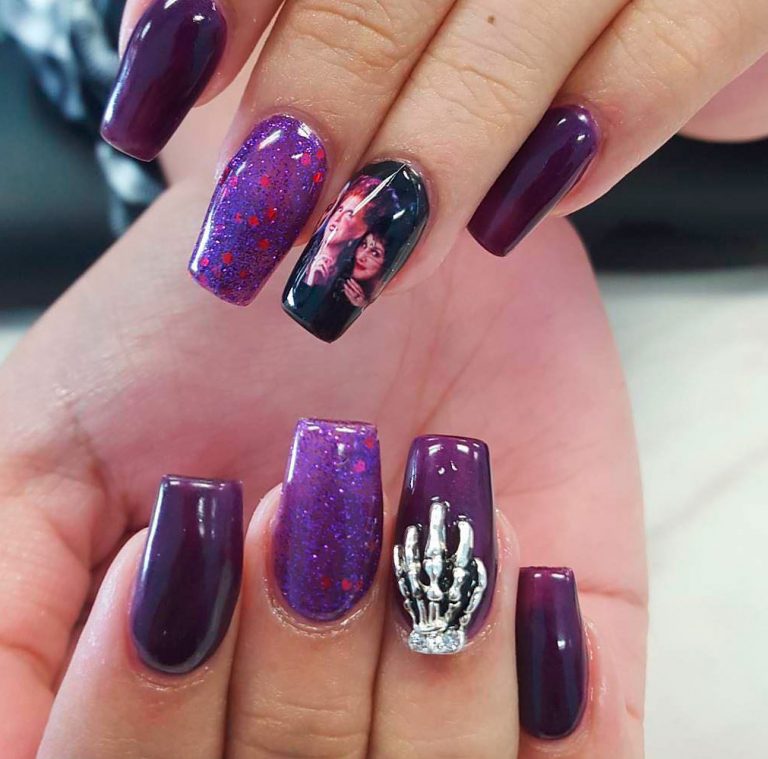 Top 100 Halloween Nail Art designs which are artistic and gory - Gravetics