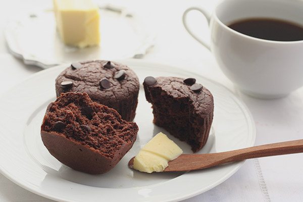 Double Chocolate Blender Muffins from All Day I Dream About Food