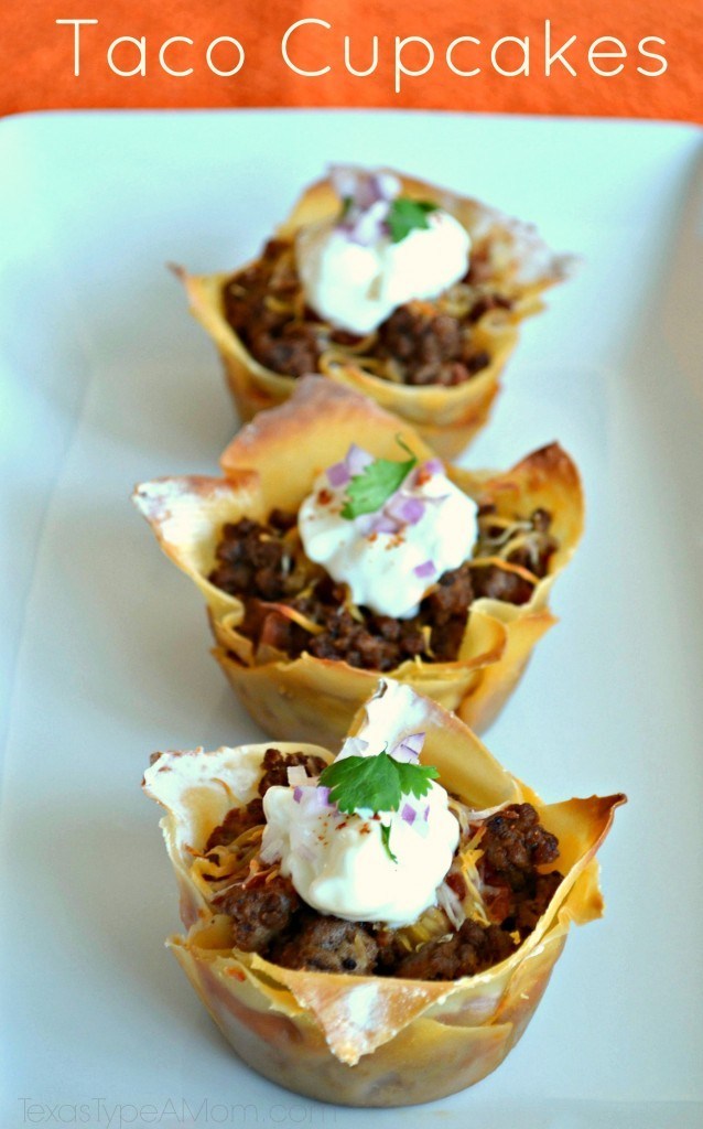 Easy Taco Cupcakes